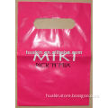 custom gift bags/ full color plastic die cut handle shopping bags with printing